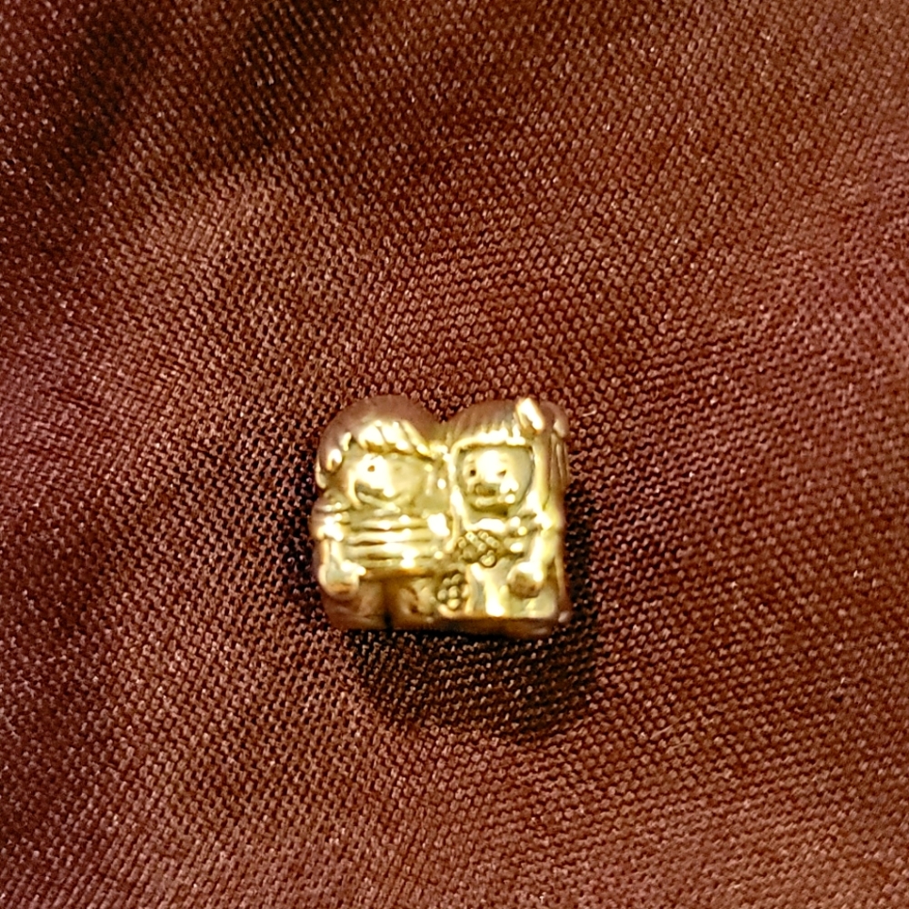 🧒🏾👧🏾Authentic CHAMILIA Brother & Sister Charm Bead fits Pandora Bracelets